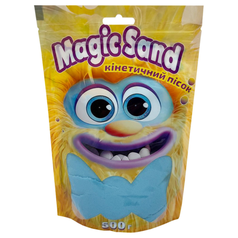Креативна творчість "Кінетичний пісок Magic sand" 39403-3 блакитний 500 грам Креативна творчість "Кінетичний пісок Magic sand" 39403-3 блакитний 500 грам