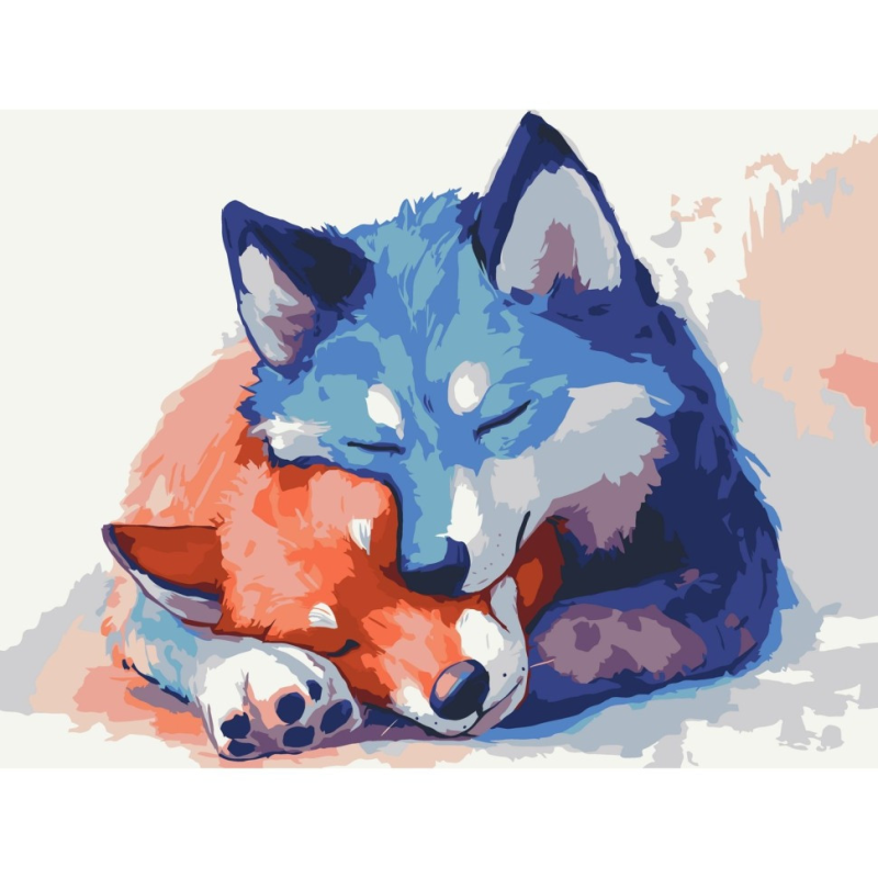 Картина за номерами "Дика ніжність" ©arttem_illustration 11710-AC 30х40 см Картина за номерами "Дика ніжність" ©arttem_illustration 11710-AC 30х40 см