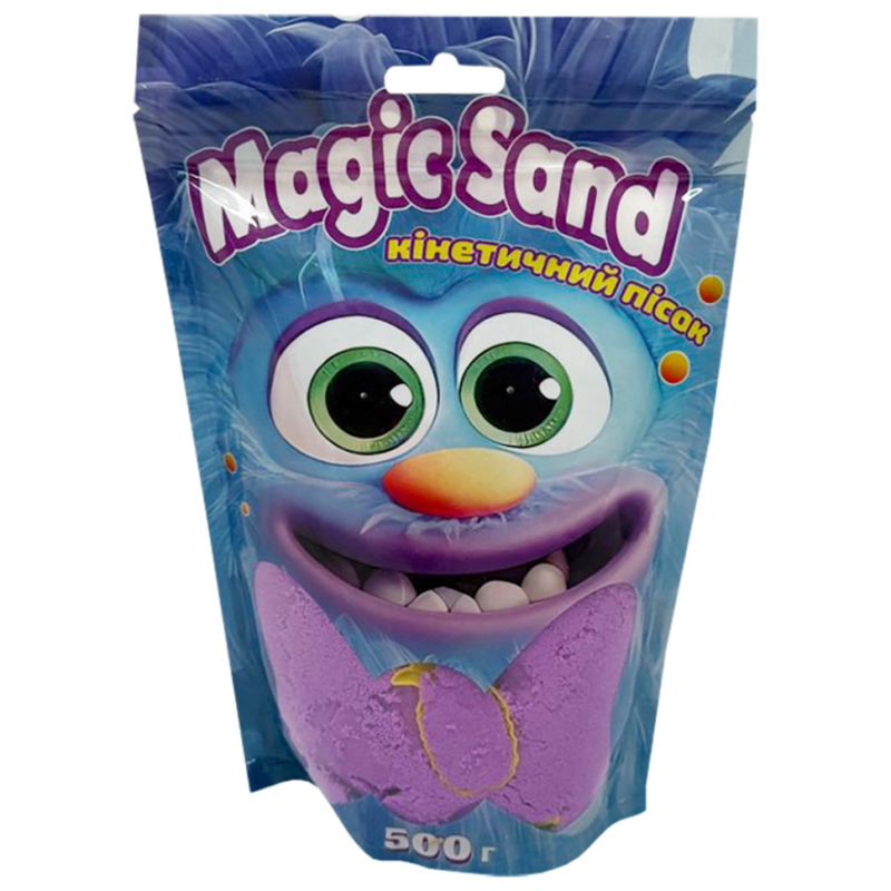 Креативна творчість "Кінетичний пісок Magic sand" 39403-4 фіолетовий 500 грам Креативна творчість "Кінетичний пісок Magic sand" 39403-4 фіолетовий 500 грам