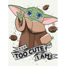 Картина за номерами "Cute Grogu" 16134-AC 30х40 см