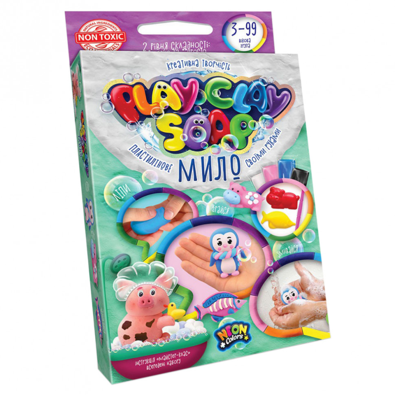 Набір креативної творчості "Пластилінове мило" Play Clay Soap PCS-02 маленький  Пінгвін