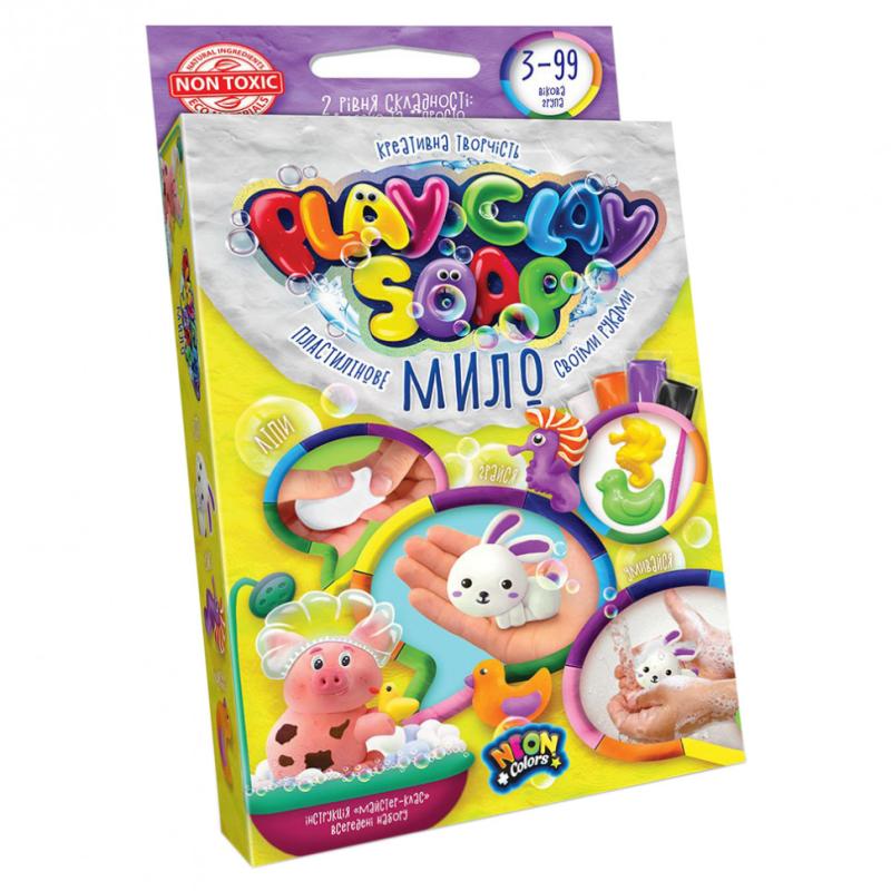 Набір креативної творчості "Пластилінове мило" Play Clay Soap PCS-02 маленький  Зайчик