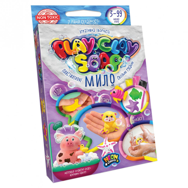 Набір креативної творчості "Пластилінове мило" Play Clay Soap PCS-02 маленький  Котик