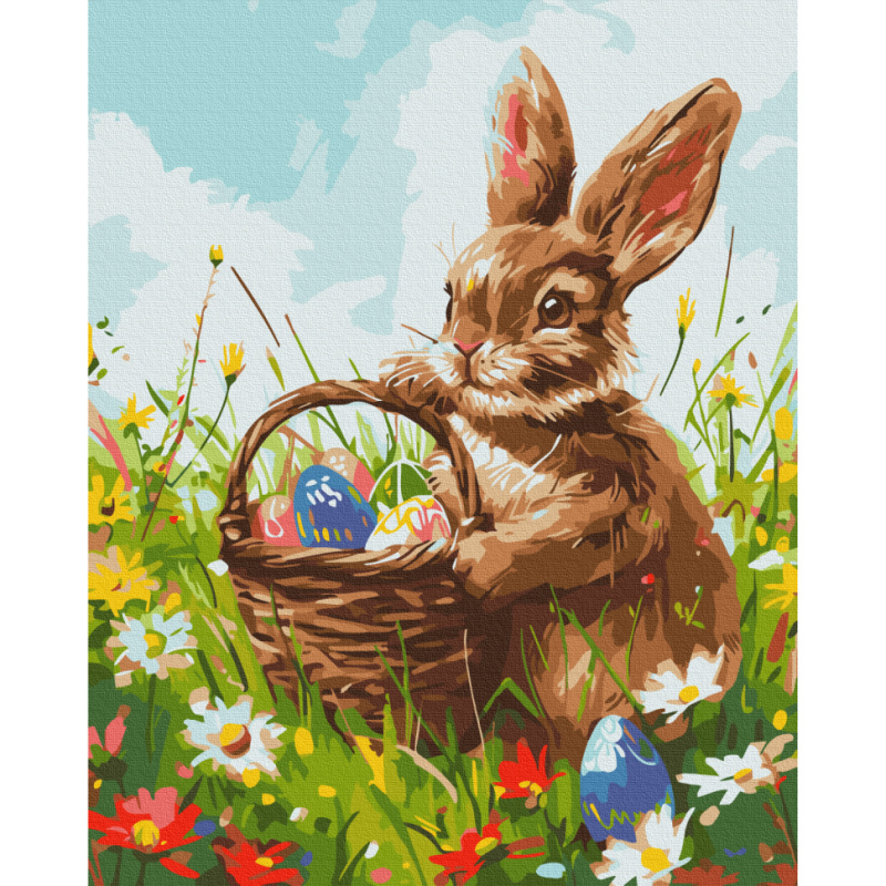Картина за номерами "Великодній посланець" Brushme BS53931 40x50 см