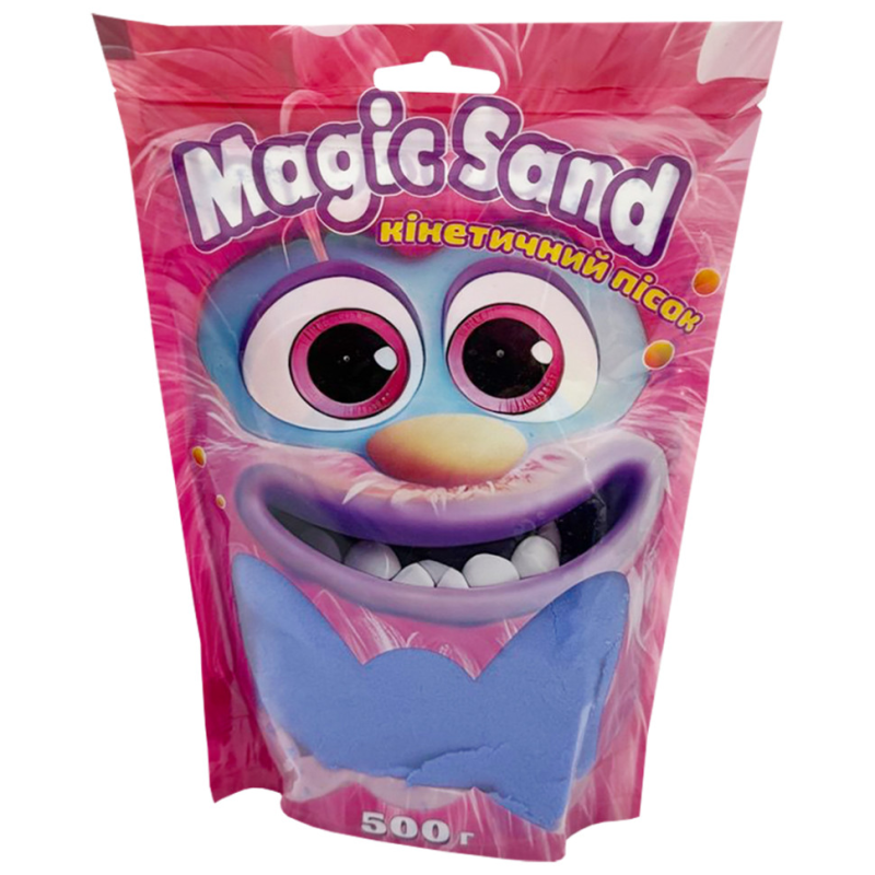 Креативна творчість "Кінетичний пісок Magic sand" 39403-9 синій 500 грам Креативна творчість "Кінетичний пісок Magic sand" 39403-9 синій 500 грам