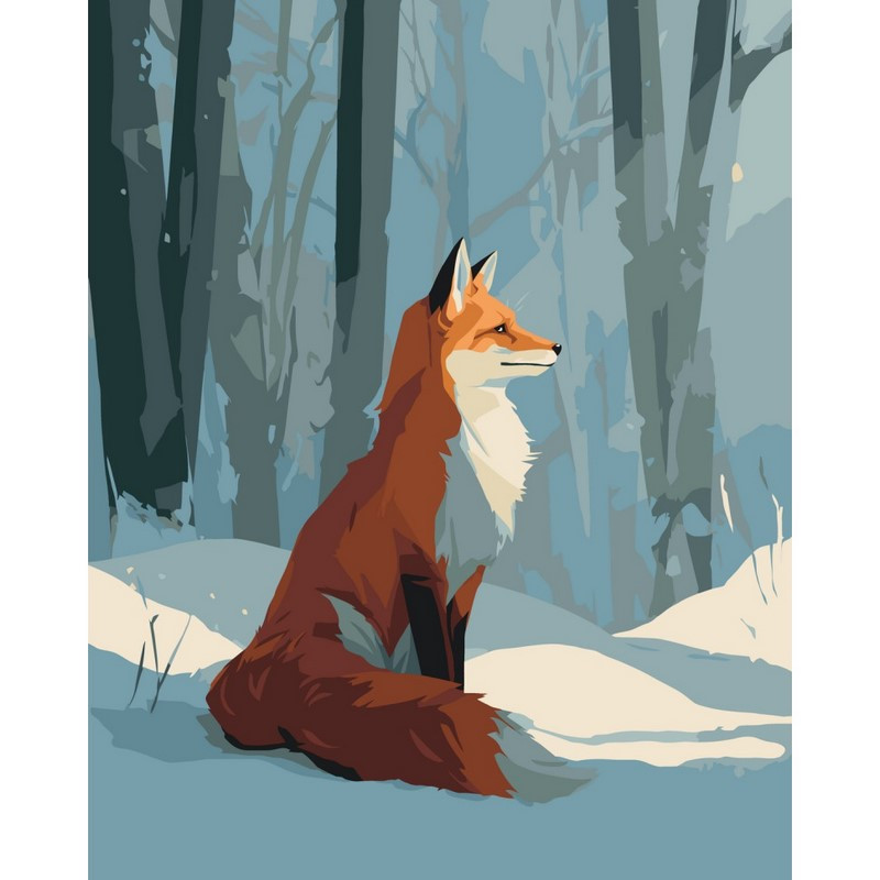 Картина за номерами "Лісова гостя" ©arttem_illustration 11749-AC 40х50 см Картина за номерами "Лісова гостя" ©arttem_illustration 11749-AC 40х50 см