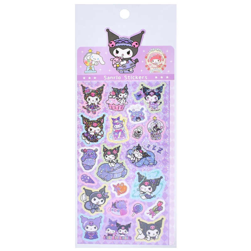 Декоративні наклейки "Sanrio Stickers" SZ240906-3 з блискітками Декоративні наклейки "Sanrio Stickers" SZ240906-3 з блискітками