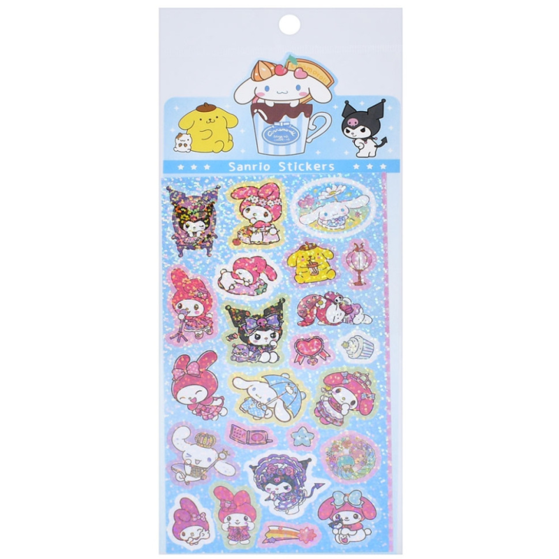 Декоративні наклейки "Sanrio Stickers" SZ240906-5 з блискітками Декоративні наклейки "Sanrio Stickers" SZ240906-5 з блискітками