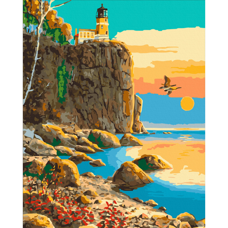 Картина за номерами. Art Craft Маяк Спліт - Рок 40х50 см 10570-AC Картина за номерами. Art Craft Маяк Спліт - Рок 40х50 см 10570-AC