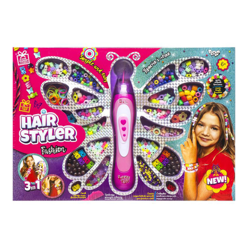 Набір креативної творчості "Hair Styler. Fashion" HS-01-01 верстат для плетіння куміхімо