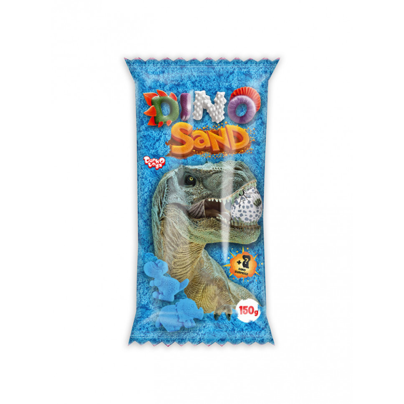 Набір для творчості "Кінетичний пісок "Dino Sand" DS-01-01, 150 г Синій Набір для творчості "Кінетичний пісок "Dino Sand" DS-01-01, 150 г Синій
