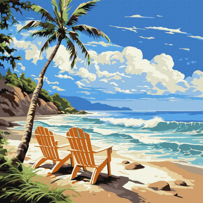 Картина за номерами "Світ для закоханих" ©art_selena_ua KHO2787, 30х30 см