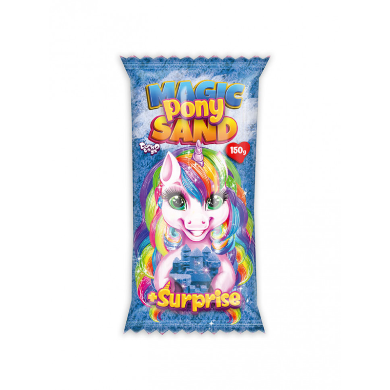 Набір для творчості "Кінетичний пісок "Magic Pony Sand" MPS-01-01, 150 г Синій Набір для творчості "Кінетичний пісок "Magic Pony Sand" MPS-01-01, 150 г Синій