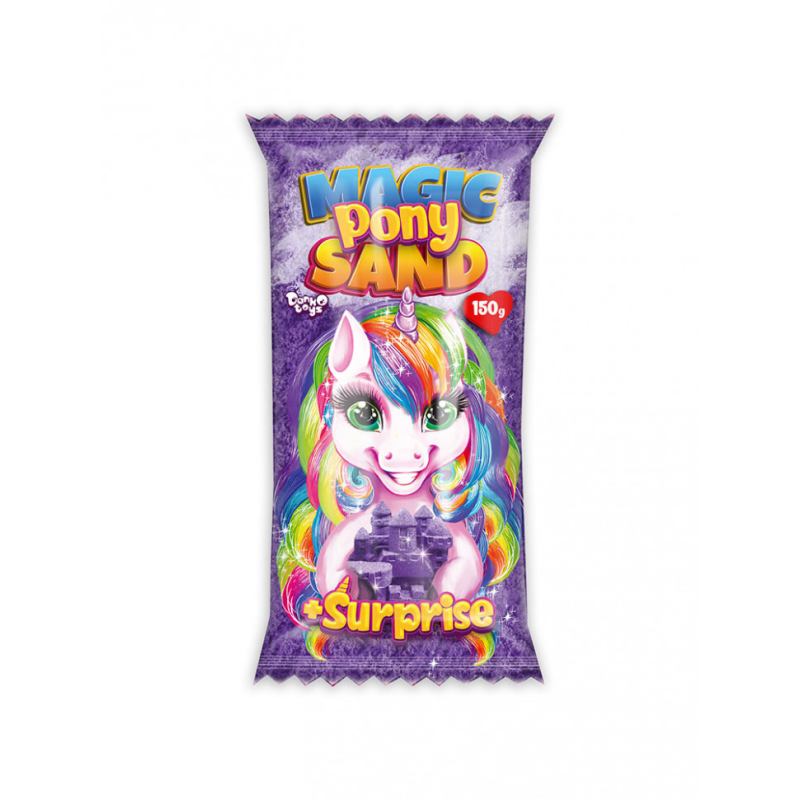 Набір для творчості "Кінетичний пісок "Magic Pony Sand" MPS-01-01, 150 г Фіолетовий Набір для творчості "Кінетичний пісок "Magic Pony Sand" MPS-01-01, 150 г Фіолетовий