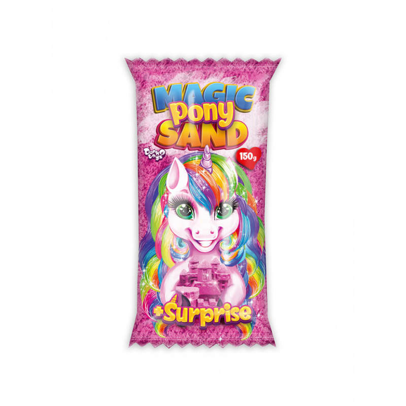 Набір для творчості "Кінетичний пісок "Magic Pony Sand" MPS-01-01, 150 г Рожевий Набір для творчості "Кінетичний пісок "Magic Pony Sand" MPS-01-01, 150 г Рожевий